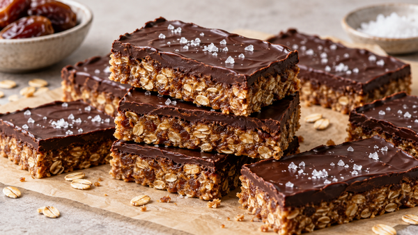 No-Bake Date Spread Oatmeal Bars