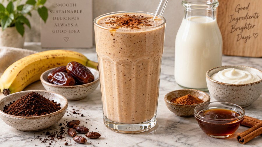Date Seed Coffee Smoothie Blend