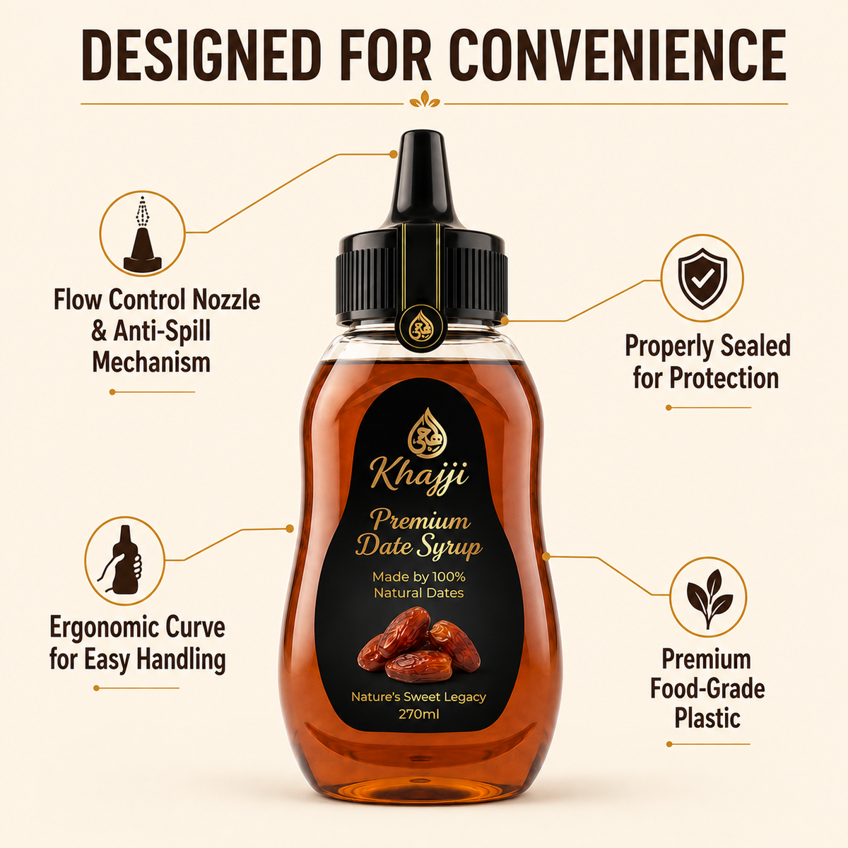Natural Date Syrup (350g)