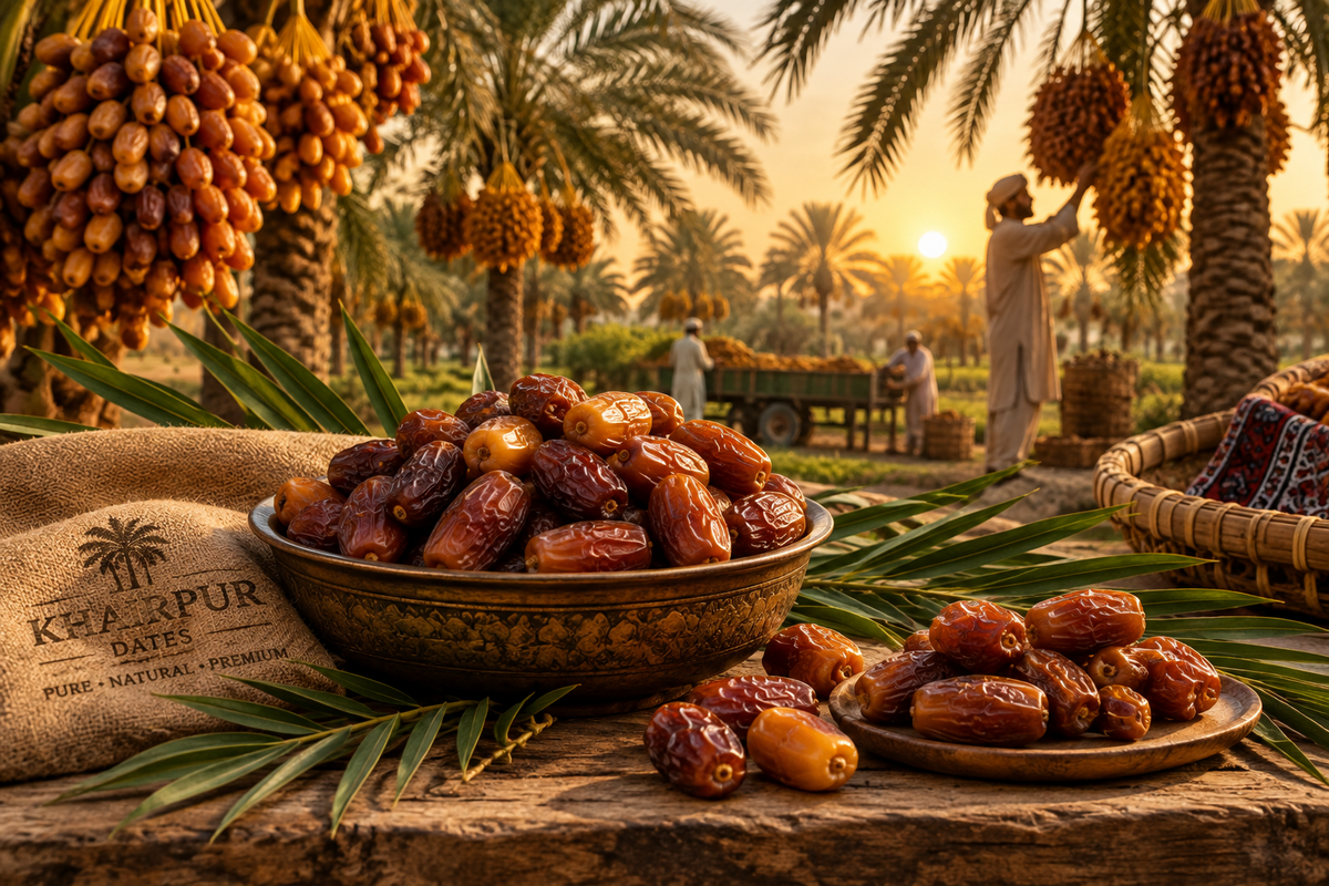 From the fertile lands of Khairpur, dates have been transformed through generations into naturally sweet ingredients for modern kitchens.